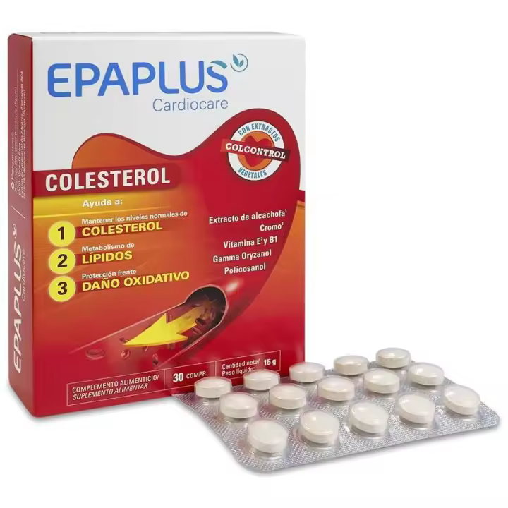Peroxfarma Epaplus Cardiocare Colesterol 30 Comprimidos - 1