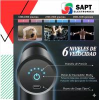 Mini Pistola de Masaje Corporal 2025 con Carga USB-C | 4 Cabezales para Cuello, Espalda y Hombros digivolt - details 2