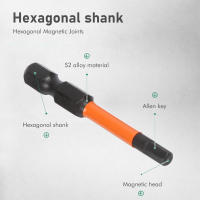Pistola De Destornilladores Magnética 1 Pieza 1/4" Hexagonal Para Herramientas De Reparación Con Cambio Rápido Y Fuerte Magnetismo - details 4