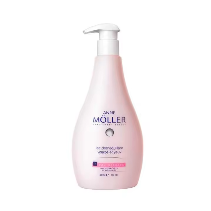 ANNE MOLLER LECHE DESMAQUILLANTE OJOS Y ROSTRO PIELES MIXTAS 400 ML - 1