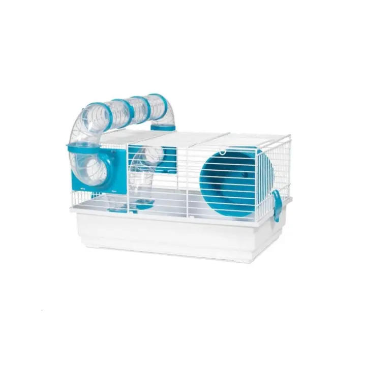 VOLTREGA JAULA HAMSTER 915 BLANCA (39x25,5x27 cm) accesorios de colores surtidos - 1