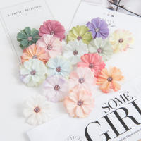 Artificiales Flores Baratas Cabezas De Margarita Rosa Para Decoración De Hogar Boda Fiesta DIY Scrapbook Plantas Falsas Corona De Aro - details 1