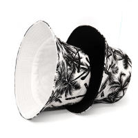 Gorro De Barril 2024 Protección Solar Para Hombres Y Mujeres Sombrero De Pescar Estilo Hip Hop Casual Floral Unisex Verano - details 3