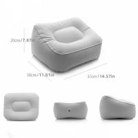 Almohada Inflable Para Pies 1 PC Cojín De Descanso Para Piernas Y Pies Para Viajes Oficina Hogar Sobre La Mesa Material PVC - details 5