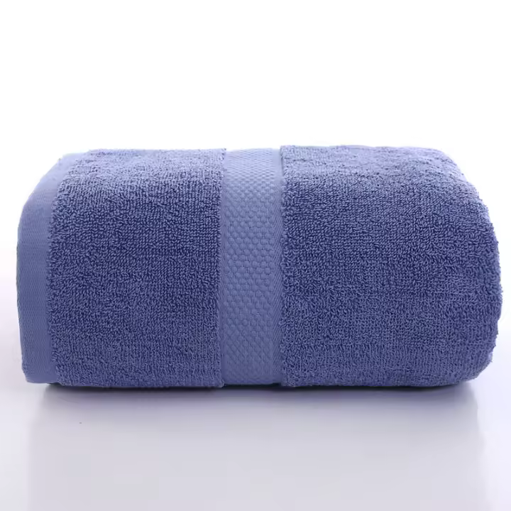 Toallas Toalla de ba?o, 100% rizo de algodón, 460gr, suave, absorbente, tocador, lavabo, ducha, sábana. - 1