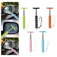 Limpia Espejo Retrovisor De Acero Inoxidable Con Mango Telescópico Para Limpiar Puertas De Vidrio De Ducha Y Ventanas De Coche - details 0
