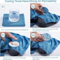 Paquete De 4 Toallas De Enfrío Respirables Ligeros Y Suaves Para Deporte Gimnasio Playa Camping Senderismo Y Viaje Toalla De Cara Y Cuello - details 4