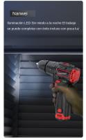 Nanwei 12V Mini Taladro Eléctrico Recargable De Líquido De Iones De Litio Multifuncional Herramienta De Mano Para El Hogar Con Broca Y Luz LED - details 9