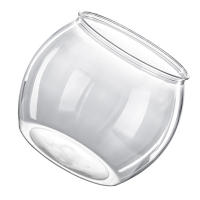 Tanque De Peces De Plástico Transparente Y Fracturante Decoración De Escritorio En Forma De Bola Disponible En Dos Tamaños Sin Borras Multipropósito Para Decoración De Hogar Y Escritorio - details 5