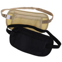 Bolsa De Cintura Invisível Delgada Para Viajes Seguridad Oculta Monedero Para Pasaporte Dinero Hombre Mujer Estilo Casual - details 8