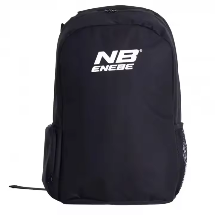 MOCHILA ENEBE DREAMS NEGRO, es perfecta para el día a día o entrenamientos, con capacidad para dos palas, un compartimento central amplio, y bolsillos para accesorios pequeños. Diseño cómodo y funcional. - 1