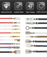 Juego De Herramientas Multifuncionales De Acrílico Para Conectores Aislados Y No Aislados Cortador De Cables Y Prensatuerpos - details 1