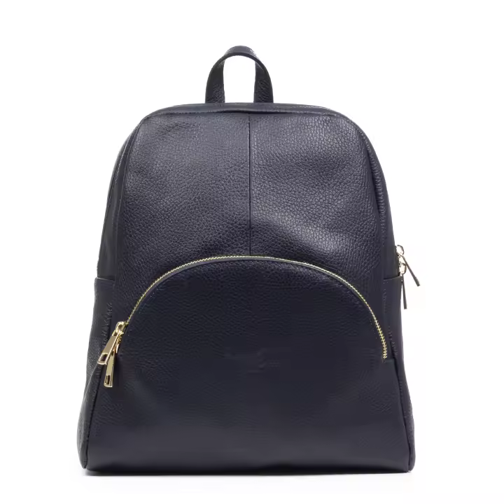 FIRENZE ARTEGIANI. Monastier Bolso mochila Mujer. Piel auténtica Dollaro. 28x8x32cm. - 1