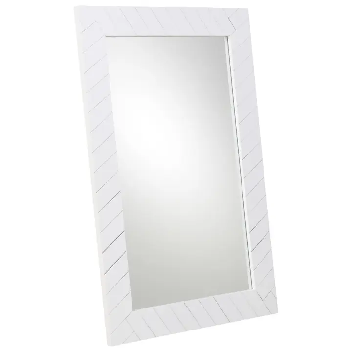 Espejo metal blanco 50x03x80h cm - 1
