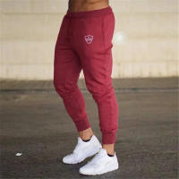 Nuevos Pantalones De Correr Para Hombre Fitness Con Estampado Cómodos Y Elásticos Pantalones Deportivos De Entrenamiento Slim Casuales De Polyester - details 7