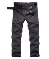 Pantalones Deportivos Casuales Para Hombre Algodón Cintura Media Estilo Recto Cierre De Cremallera Moda Outdoor Primavera Otoño - details 3