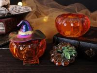 Molde De Silicona Para Vela De Calabaza Decoración De Halloween Forma De Calabaza Y Esqueleto Molde De Resina Para Manualidades - details 6