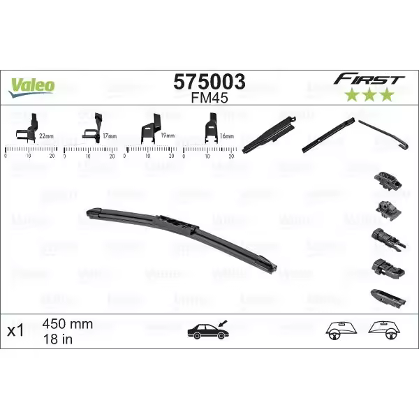 Limpiaparabrisas 575003 VALEO - 1