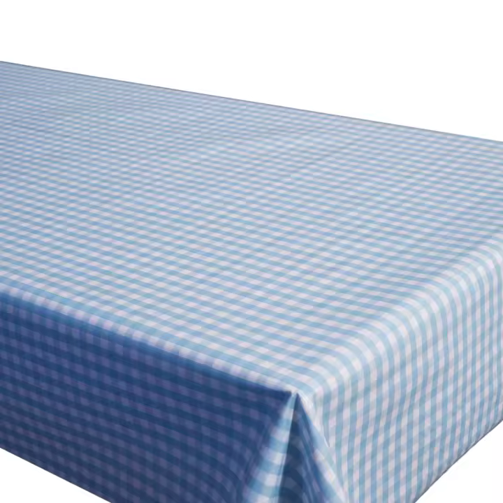 Cofan Mantel Antimanchas Vichy Azul | Vinilo y Poliéster | Impermeable - 1