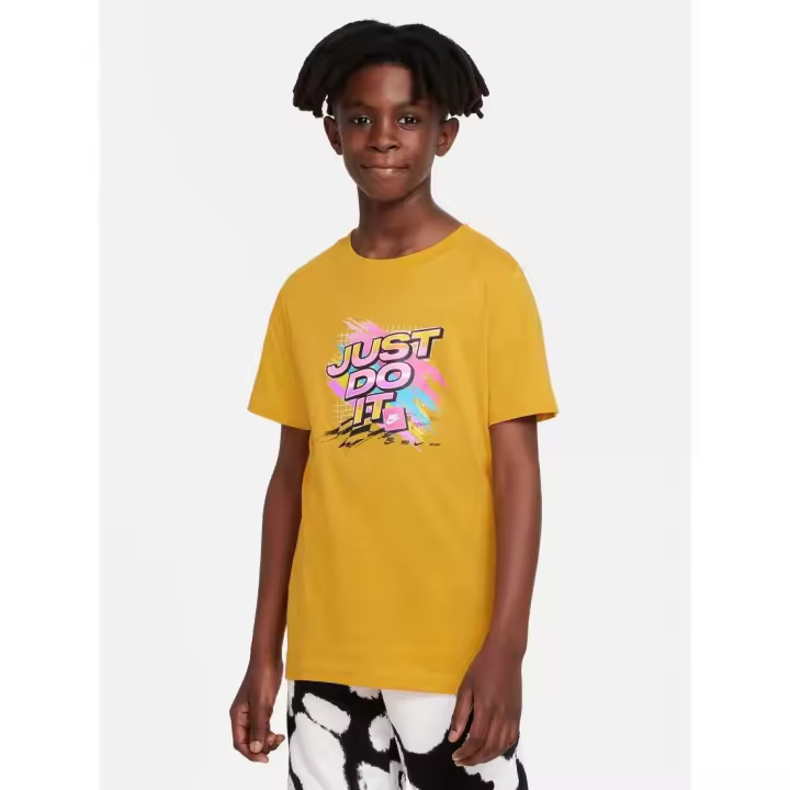 Nike - Camiseta De Niño Nike Sportswear Just Do It Amarilla - DR9741-752 - 1