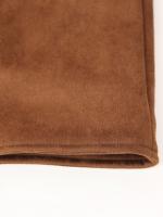 Chaqueta Casual Para Mujer ZBZA Marrón Vintage Con Pochetes Y Cuello En V Simple Breasted De Manga Larga Outerwear Slim Para Primavera Y Otoño - details 19