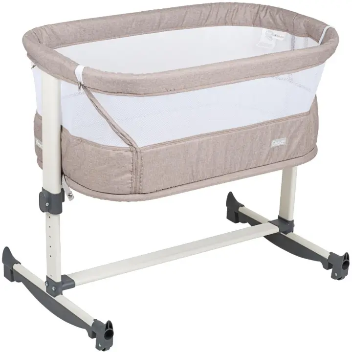 Berço Co-Sleep babyGO Vivaldi Beige - 1
