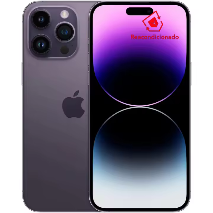 Apple iPhone 14 Pro Max 128GB Morado oscuro REACONDICIONADO Grado A+ Garantía 2 años - 1