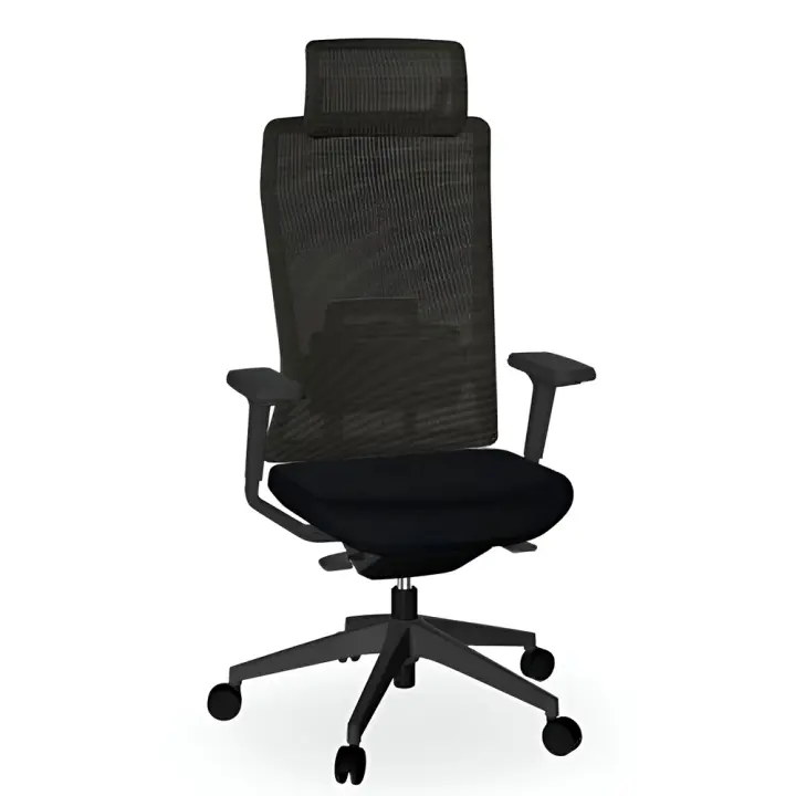Silla Escritorio Ergonómica Malla Negra TNK Flex 50 de Actiu - 1