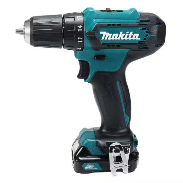 Makita DF333DZ - Taladro Atornillador 12V con 30 Nm y 0 – 1.700 Min⁻¹ BATERÍA/CARGADOR NO INCLUIDOS - 1