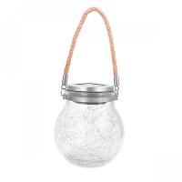 FAROLILLO SOLAR LED BOLA DE CRISTAL VINTAGE LUZ RGB PARA EXTERIOR LEDME - details 0