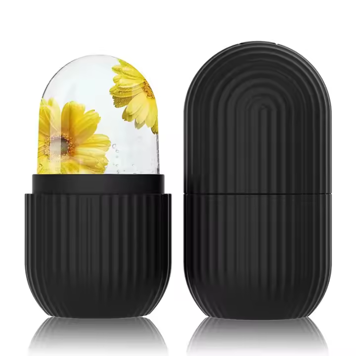 Molde De Hielo De Silicona Para El Cuidado De La Belleza Contour Levantamiento De Glóbulos De Hielo Masaje Facial Reducción De Acné - 1