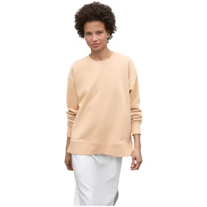Sudadera ECOALF Storm con Eslogan Tipo Puff en la Espalda Color Naranja - 1