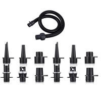 Kit De Tubo Y Bomba De Aire Inflable Para Bote 6 Piezas Adaptador De Válvula Para Kayak SUP Y Barco Accesorios De Navegación Deportes Acuáticos PVC - details 5