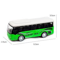 Modelo De Autobús En Forma De Autobús Juguete Extensible Con Retroceso Alta Imitación Regalo De Ocio De Calidad Para Niños Ornamento De Vehículo - details 2