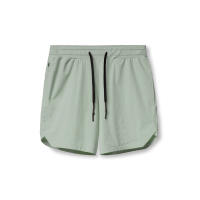 Shorts De Correr Para Hombres 2024 Pantalones Deportivos De Entrenamiento Fitness Secado Rápido Color Sólido Talla Verdadera - details 6