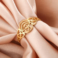 Anillo De Acero Inoxidable Lemegeton Ojo De Horus Antiguo Egipto Amuleto Irlandés Para Mujer Joyería De Fiesta Boda Protección Vintage Unisex - details 4