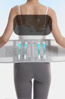 1 Cinturón de soporte Lumbar ajustable para espalda, correa de cintura transpirable para alivio del dolor de espalda baja, escoliosis, hernia de disco, ciática，Soporte de cintura deportivo y cinturón abdominal. - details 4