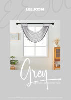 Vallan De Voile Sólido LEEJOOM Para Sala De Estar Ventana Pequeña Cortina Transparente Con Borla Decoración Del Hogar Con Bolso De Túnel 1PC - details 2