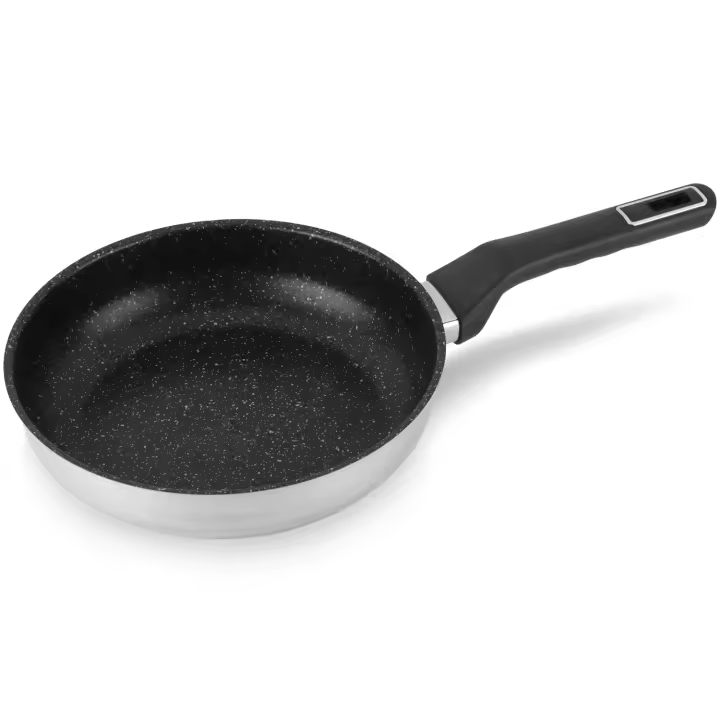 Alza Classic - Sartén, Fabricada en Acero Inoxidable, Antiadherente Triple capa Libre de PFOA, Ecológica, Apto para Todo Tipo de Cocinas, Apta para Inducción, Perfil Sirve-Fácil - 1