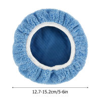 10pcs Pads De Pulido De Microfibra Para Coches 5-6 Pulgadas Polipulido Para Lijadora Orbital Y Polidor De Coche Color Azul Y Blanco - details 0
