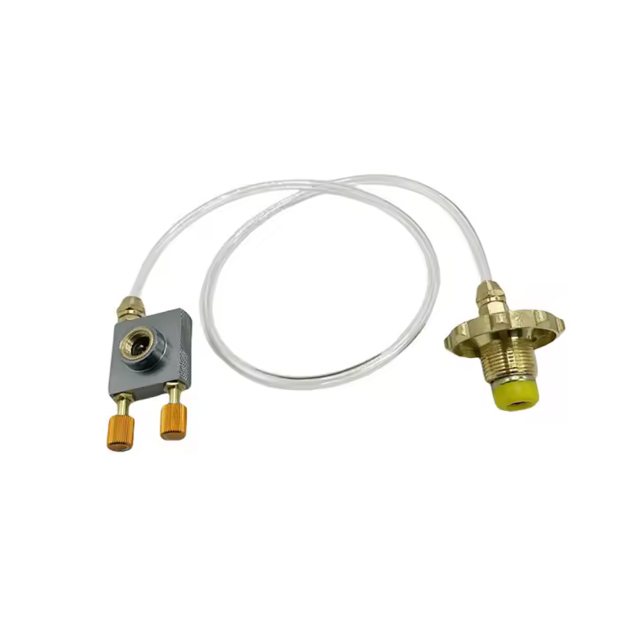 Válvula De Drenaje De Tanque De Gas Y Adaptador De Recarga Para Camping Válvula De Alivio De Presión Del Cilindro LPG Estufa De Propano Adaptador De Recarga De Tanque De Gas - 1