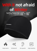 Gorro De Ciclismo Invernal ROCKBROS Para Hombres Gorro De Poliéster Caliente Y Viento Resistente Deporte Al Aire Libre Bicicleta Esquí - details 0