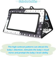 Espejo De Piso Para Bebés En Blanco Y Negro Juguete Sensorial Para Tiempo De Abdomen Desarrollo Montessori Juguete Para Crawl 6-12 Meses - details 23