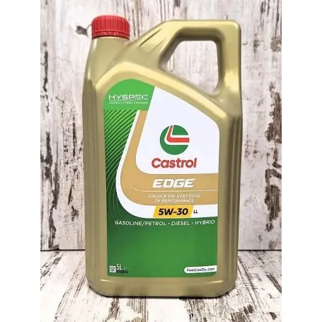 Castrol EDGE 5W30 LL 5L - Lubricante de motor de alto rendimiento - 1