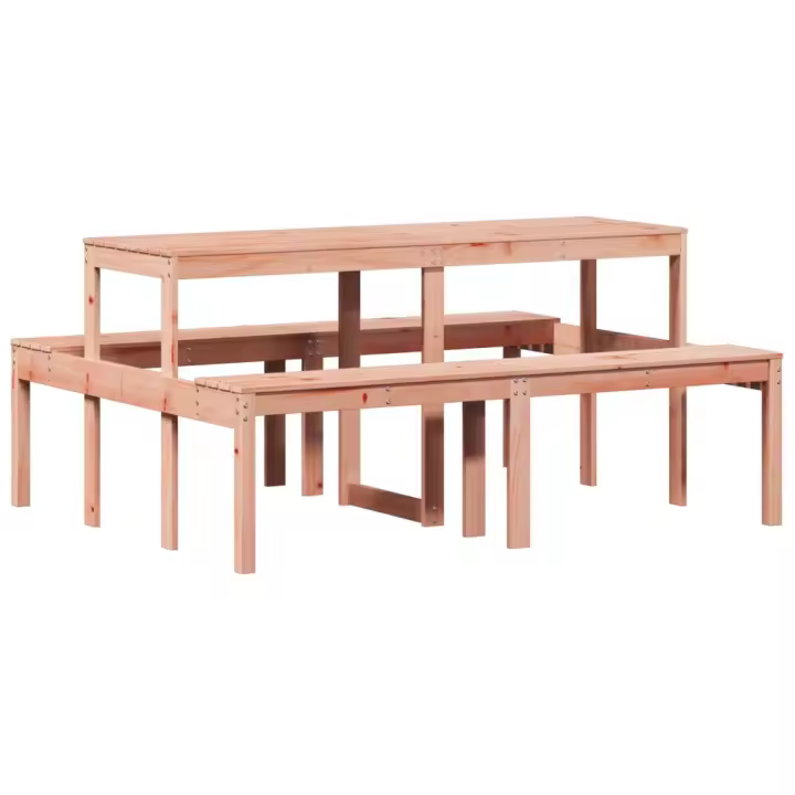 Mesa de pícnic Madera maciza Douglas 160x134x75 cm - 1