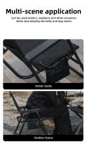 Almohadilla Caliente De Asiento Blackdog Para Invierno Y Camping Con Calefacción Rápida Ajuste De Velocidad De 4 Niveles Material Oxford - details 6