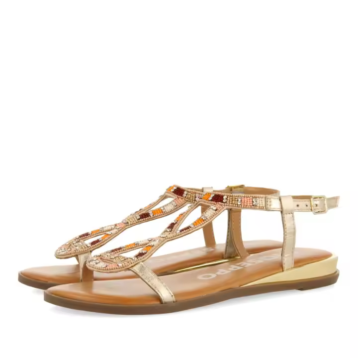 Gioseppo Sandalias Doradas Multicolor Mujer Mulion - 1