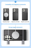 Funda Magnética Multicolor DUX DUCIS Para Samsung Galaxy S25 Ultra/Plus/S25 Cubierta Trasera Soporta Carga Magnética Resistente a Arañazos Y Huellas - details 7