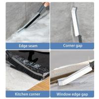 Cepillo De Limpieza Para Grietas Y Esquinas Limpiador De Ventanas Azulejos De Cocina Y Baño Cepillo De Escobilla Para Angulos Muertos Negro - details 9