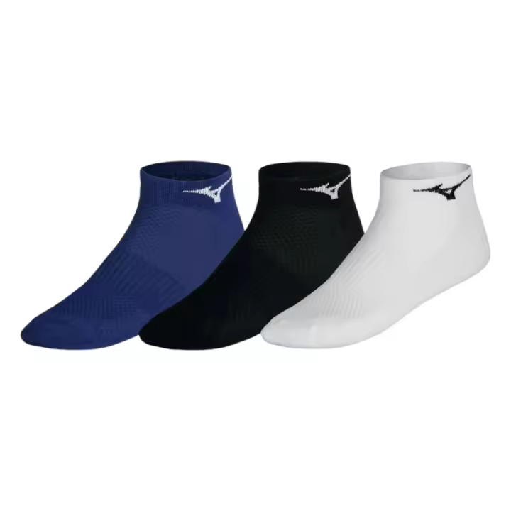 Calcetines Mizuno Running Pack-3 Unds Negro , Blancas, Azul Marino 67Xuu950-11 Sock - 1
